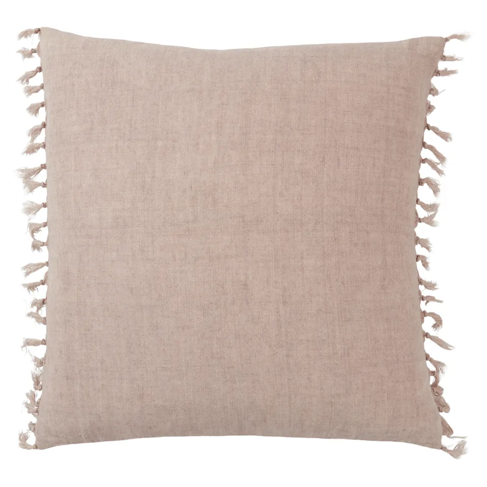 Majere JEM03 Handmade Solid Blush Down Alternative Filled Pillow (20")
