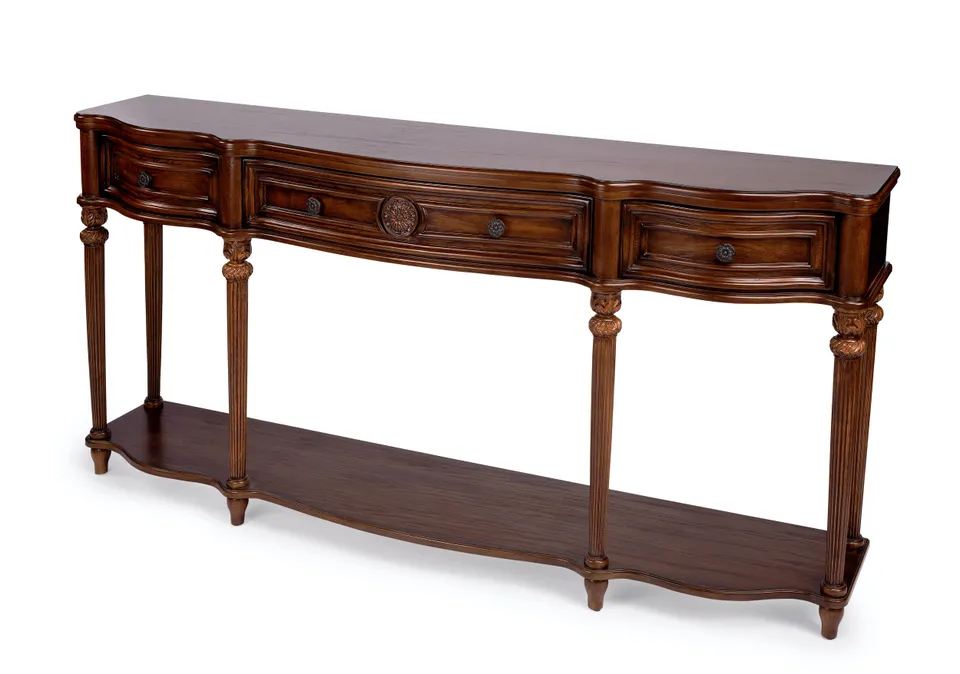 Peyton Vintage Oak Console Table
