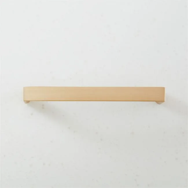 Damon Brushed Brass Cabinet Handle 5"