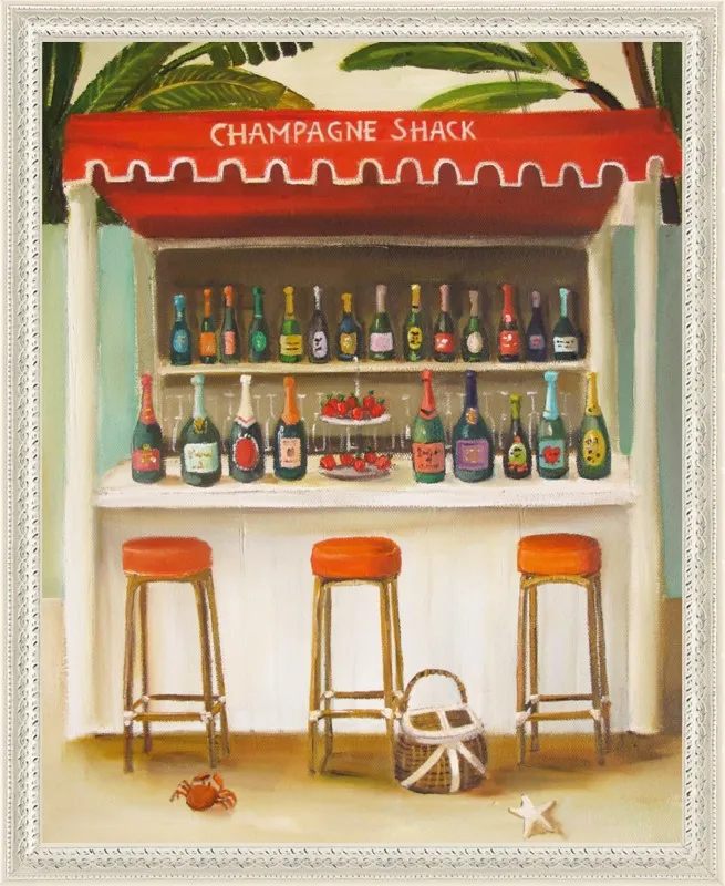 Champagne Shack by Janet Hill for Artfully Walls