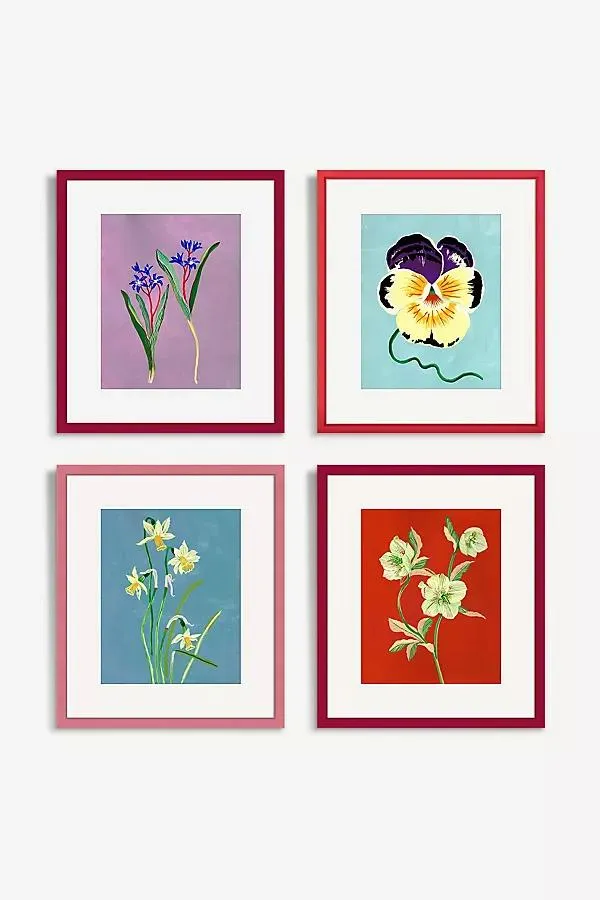 Blooming Florals Gallery Wall Art