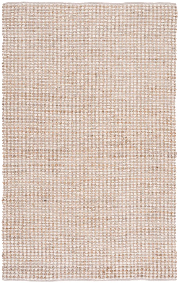 Safavieh Couture Natura Collection Flat Weave Area Rug, Beige / Ivory, 4' x 6'