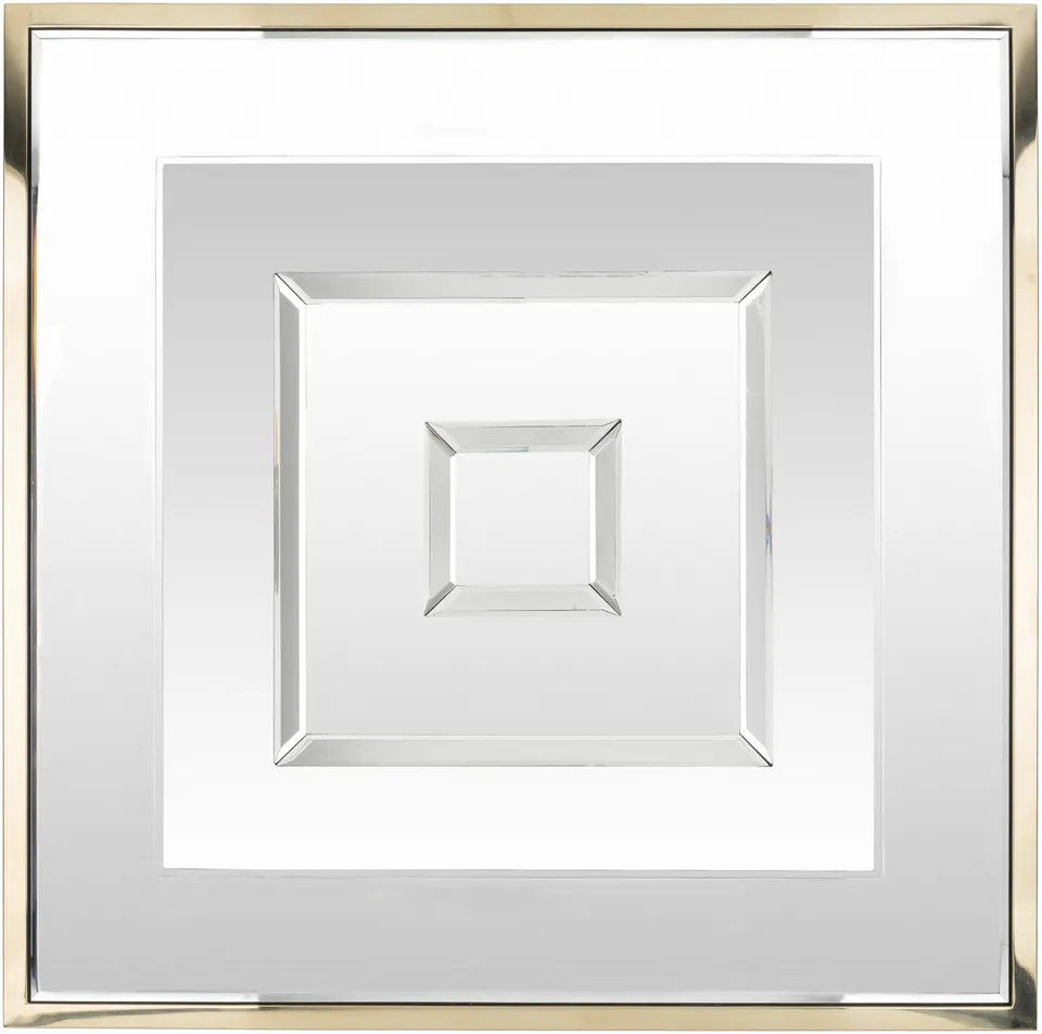 Madelina Gold 32"H x 32"W x 1"D Mirror