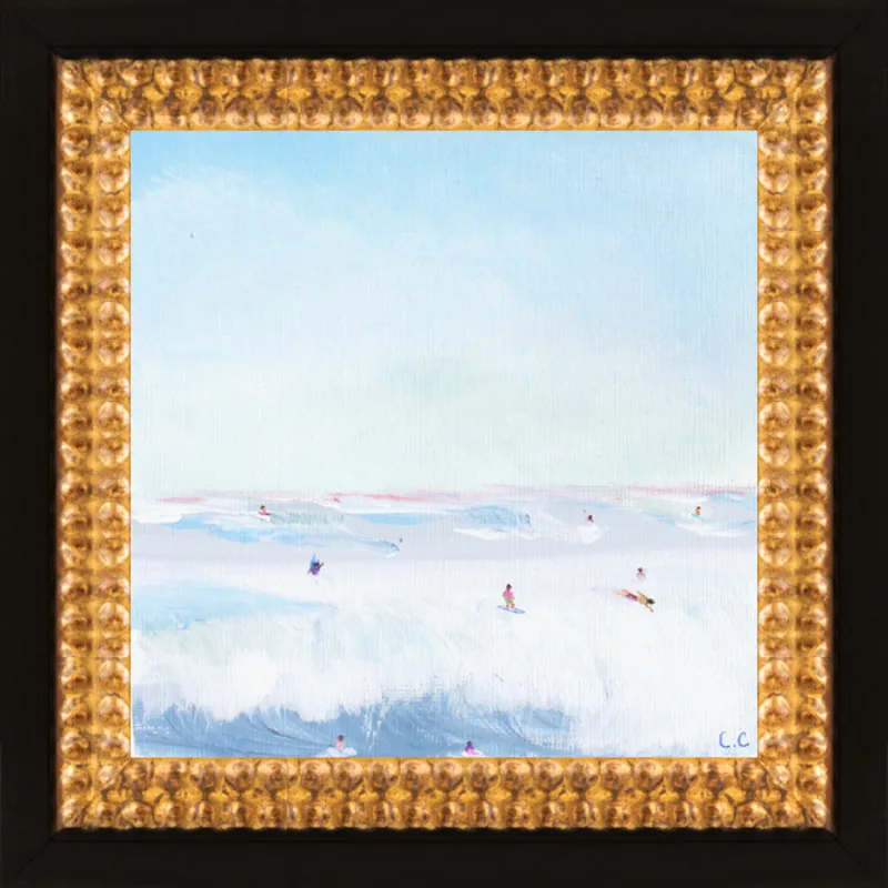 Soft Blue Surf  by Caroline Chriss  for Artfully Walls
