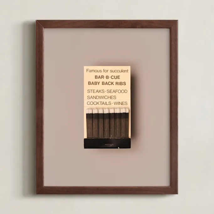 Famous Food Black Limited Edition Fine Art Print