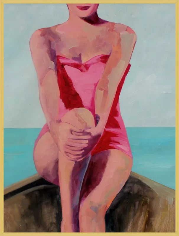 Woman in a Boat by T. S. Harris for Artfully Walls