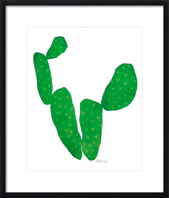 Green Cacti by Kate Roebuck for Artfully Walls