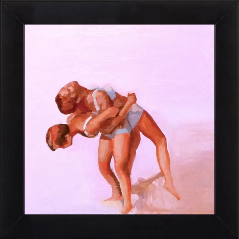 wrestling by Mary Sinner for Artfully Walls