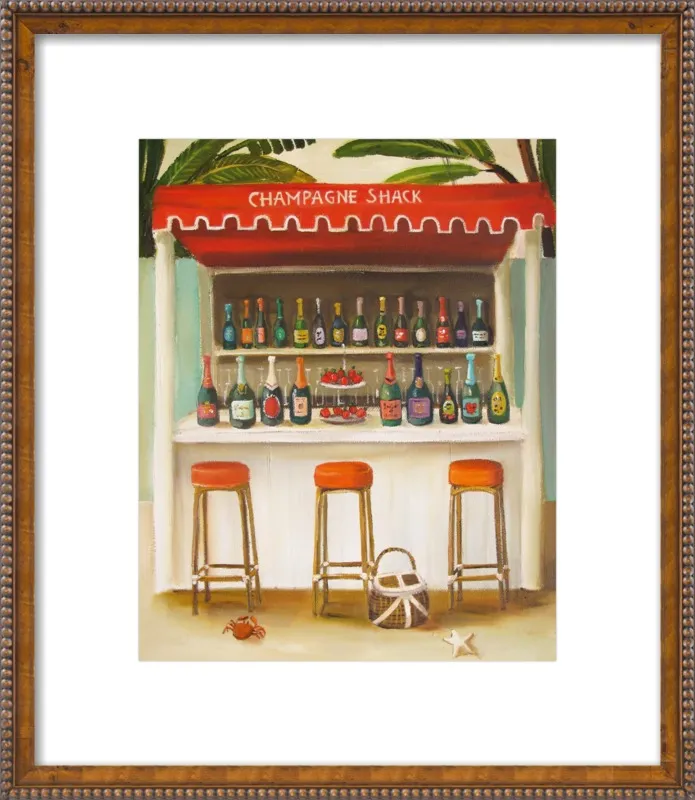 Champagne Shack by Janet Hill for Artfully Walls