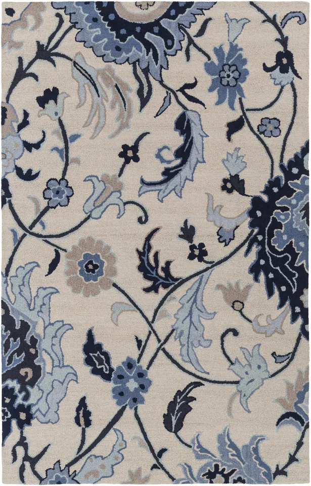 Centennial Beige Indoor 5' x 8' Handmade Rug
