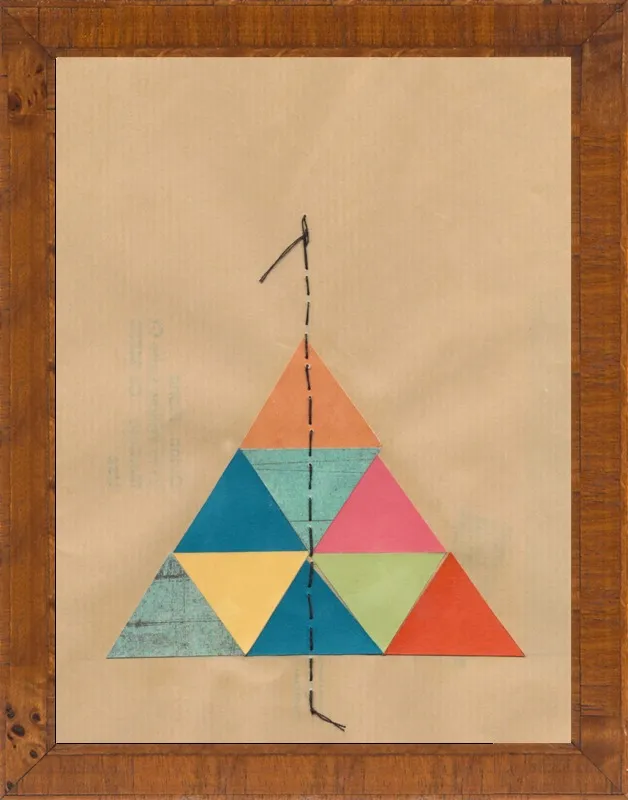 Pyramid Series 1 by Jan Weiss for Artfully Walls