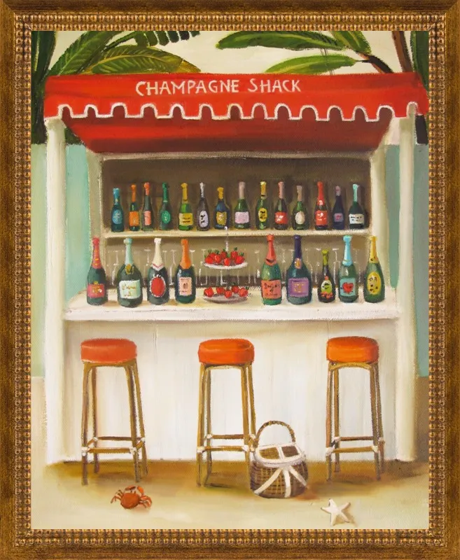 Champagne Shack by Janet Hill for Artfully Walls