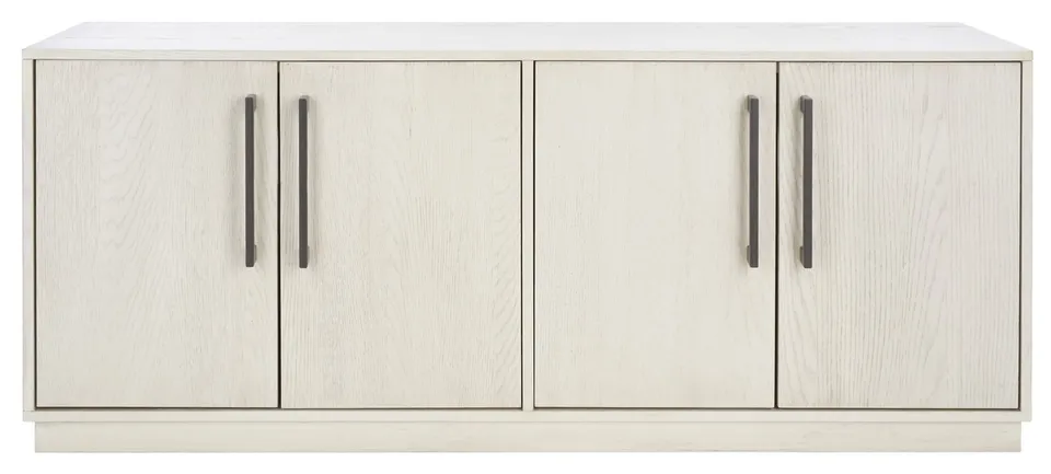 Mallory 4 Door Media Stand - White Wash