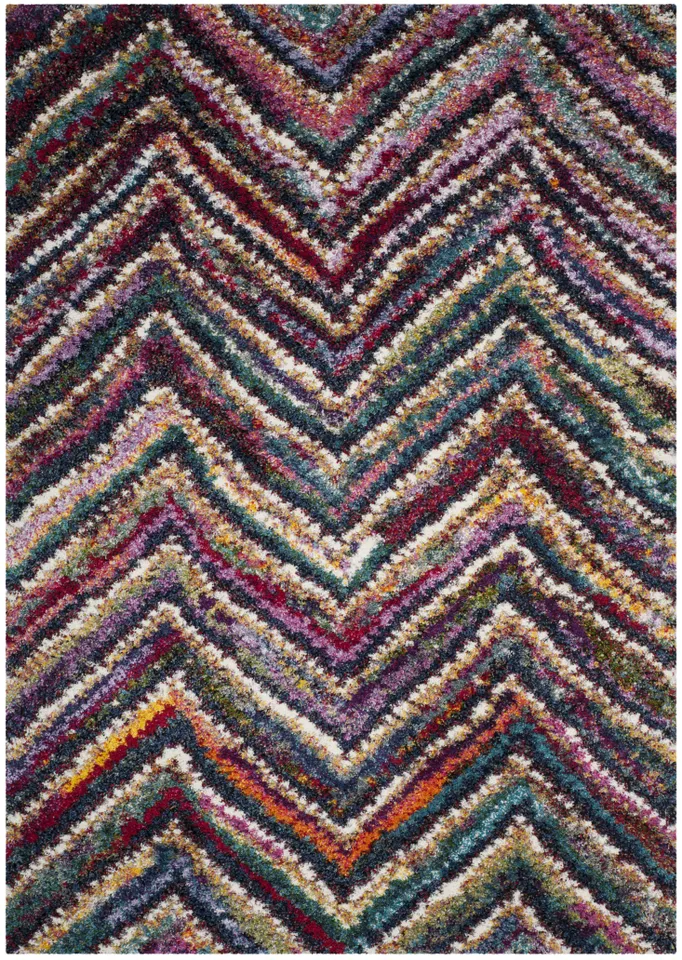 Arlo Home Woven Area Rug, FSG363M, Multi,  5' 1" X 7' 6"