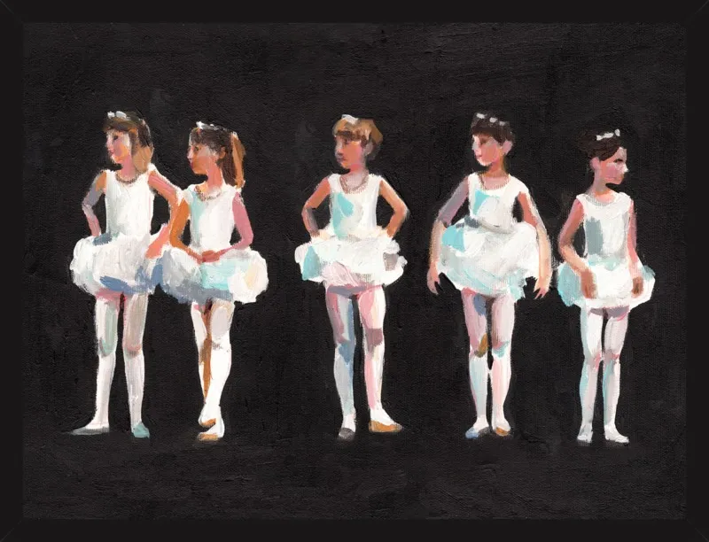 Ballerinas by Tali Yalonetzki for Artfully Walls