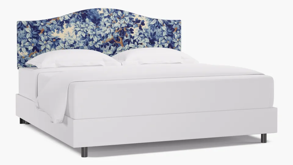 Camelback Headboard, Limoges Bois De Chene, King
