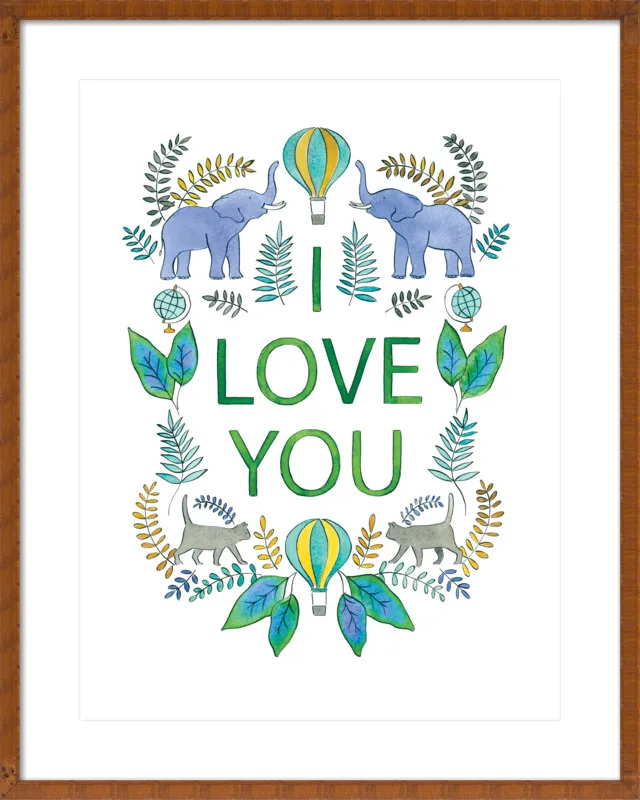 I Love You by Rachel Rogers for Artfully Walls