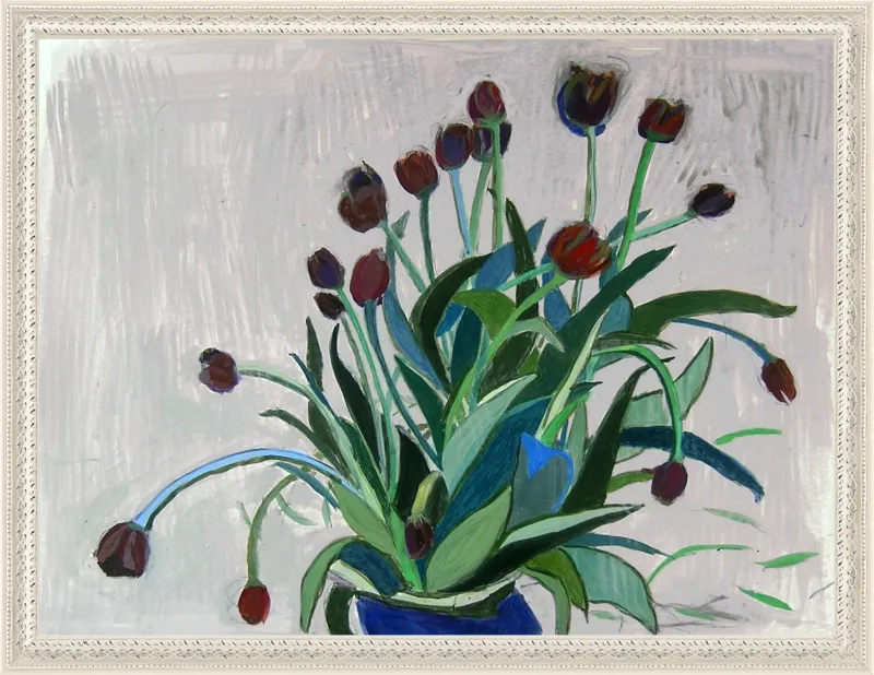 queen of the night tulip by Liz Innvar for Artfully Walls