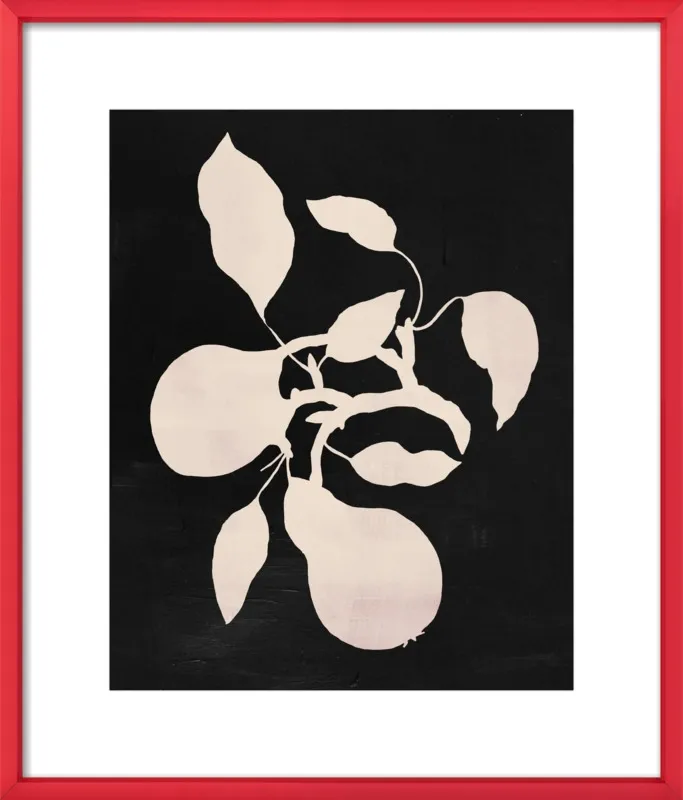pears black and white by Ruti Shaashua for Artfully Walls