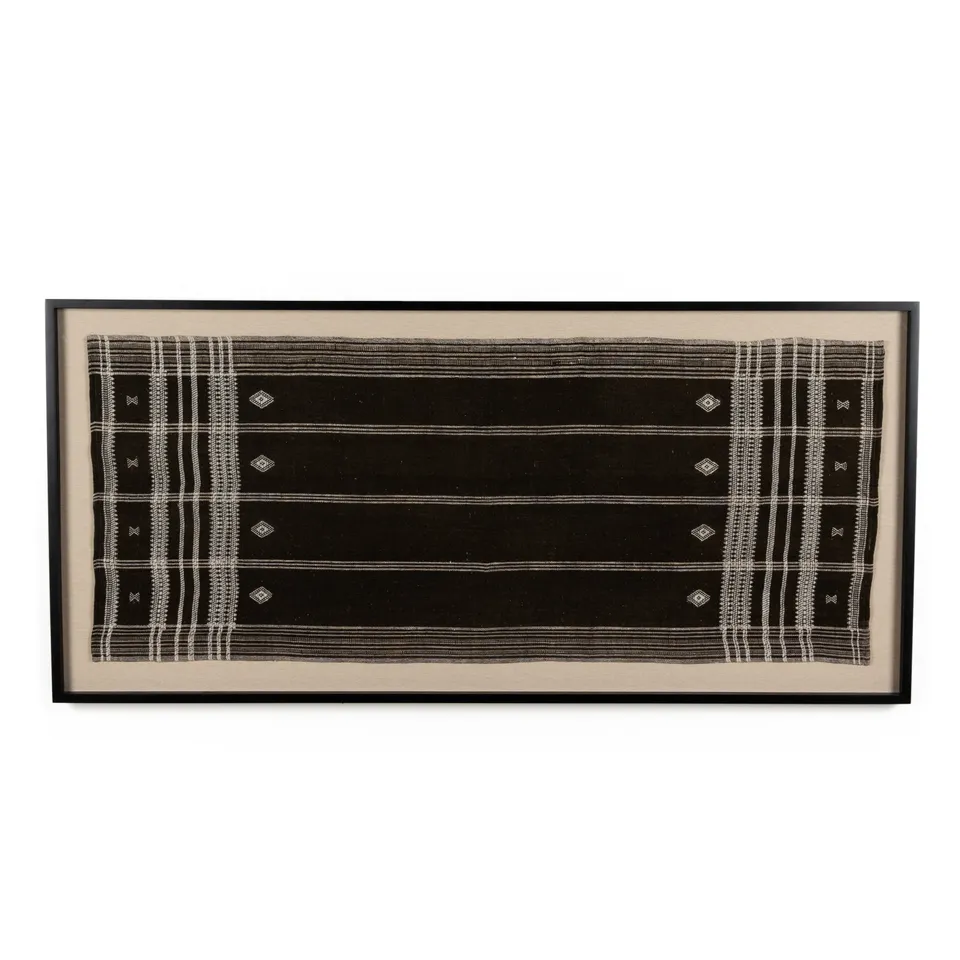 Bhujodi Textile-Chocolate-Black Maple