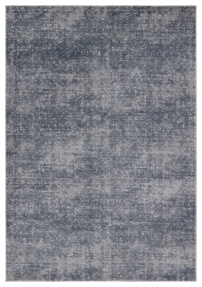 Melora Dotted Blue/ Cream Area Rug (5'3"X8')