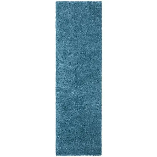 Autumn Loft Solid Shag Cool Area Rug