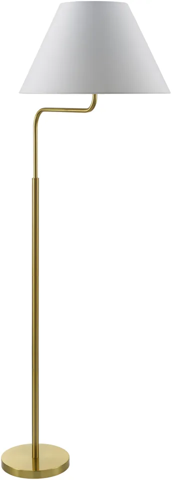 Arcane  Plated 61"H x 18"W x 29"D Accent Floor Lamp
