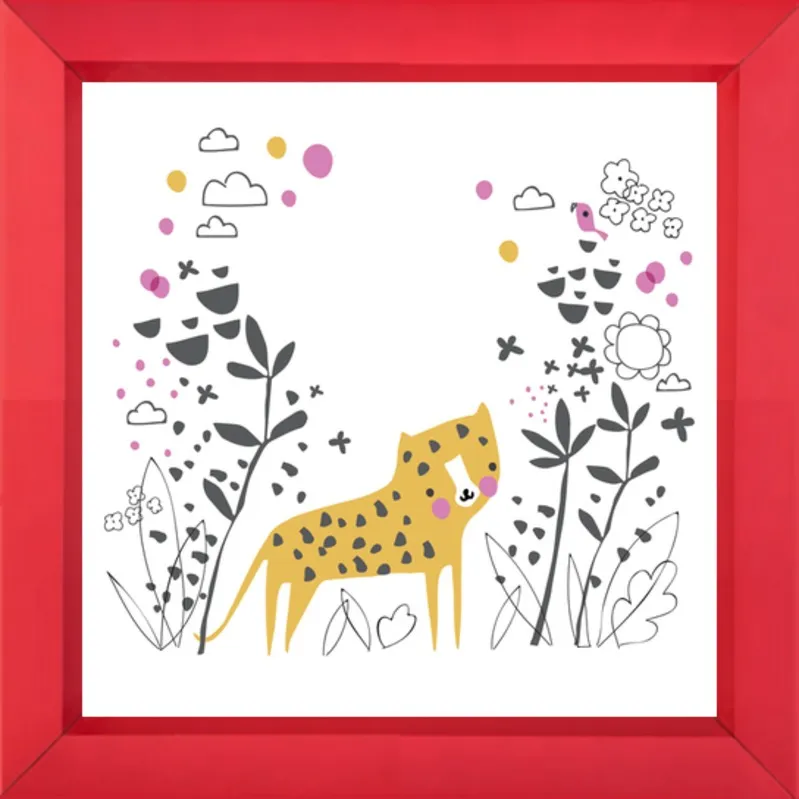 Little jungle leopard by Lizzie Mackay for Artfully Walls