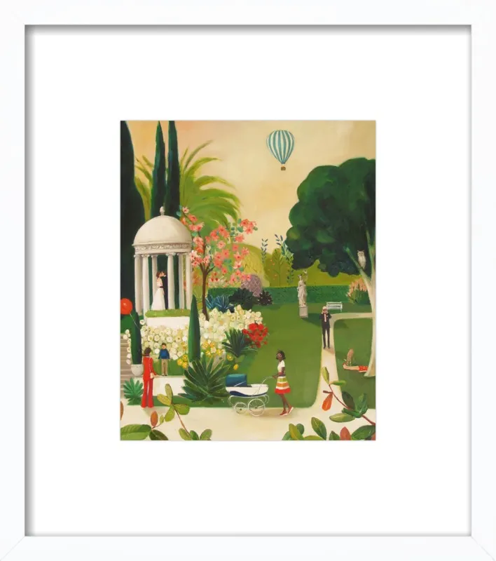 A Fainting in the Botanical Gardens by Janet Hill for Artfully Walls