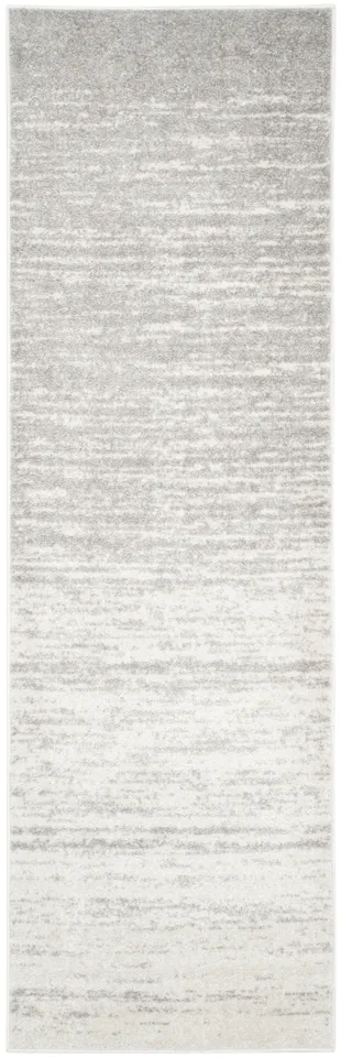 Arlo Home Woven Area Rug, ADR113B, Ivory/Silver,  2' 6" X 8'