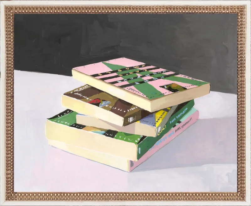 Vonnegut Stack by Elizabeth Mayville for Artfully Walls