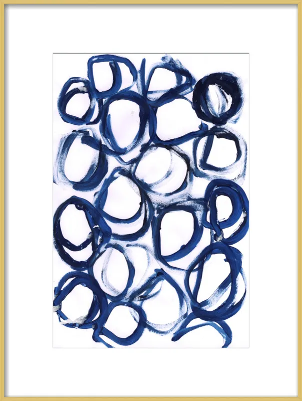 Blue Loops by morioke for Artfully Walls