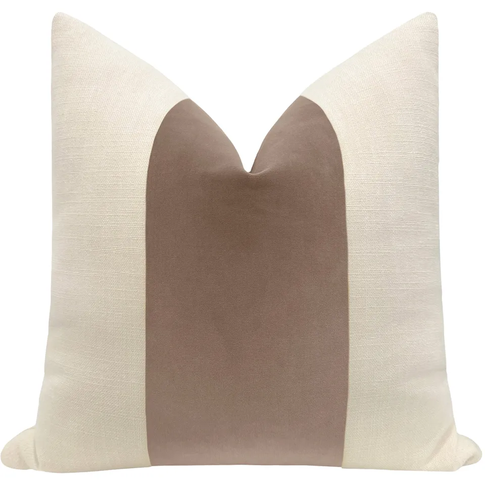 PANEL :: SIGNATURE VELVET // MAUVE - 20" X 36" KING SHAM