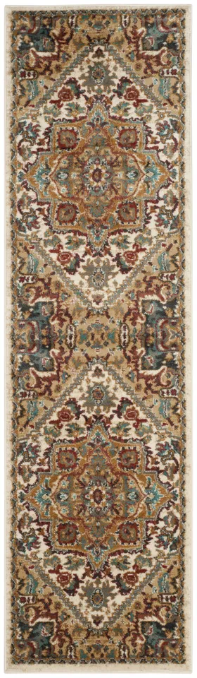 Arlo Home Woven Area Rug, SMT293D, Ivory/Ivory,  2' 3" X 6'