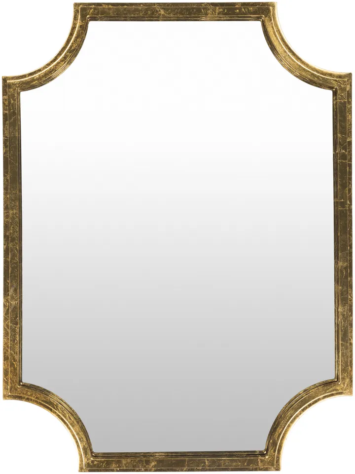 Joslyn Gold 40"H x 30"W x 2"D Accent Mirror