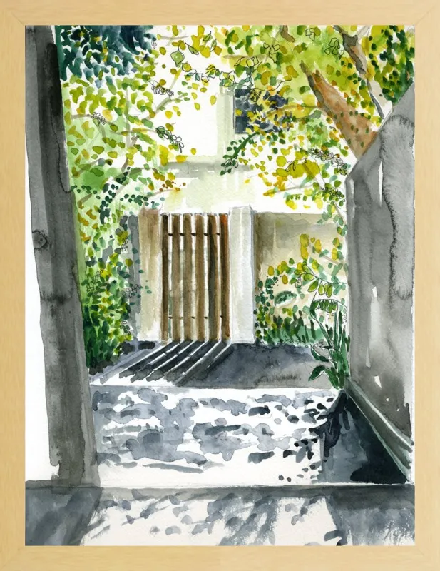 Garden Gate by Miri Eshet for Artfully Walls