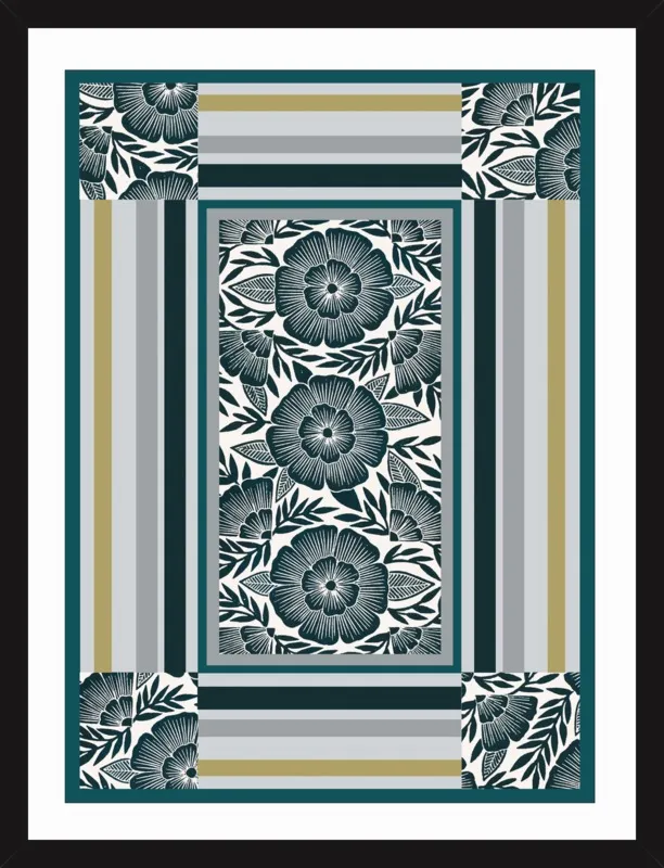 Botanical Frame 1 by Katharine Watson for Artfully Walls