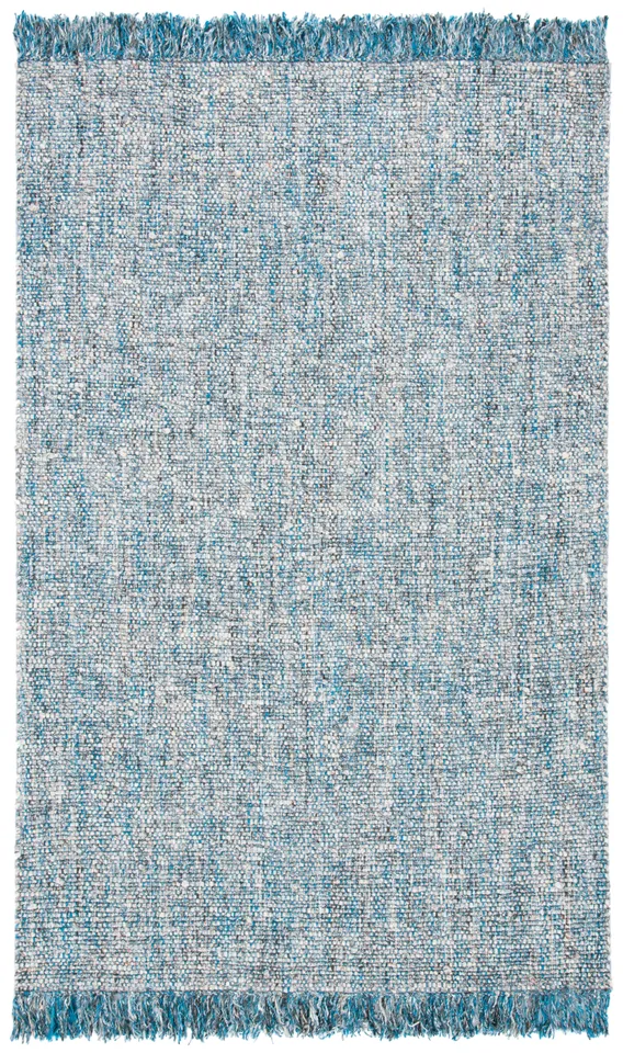 Safavieh Couture Vermont Collection Hand Loomed Area Rug, Blue / Grey, 4' x 6'
