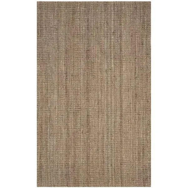 Natural Weave Chunky Stripe Two-Tone Area Rug