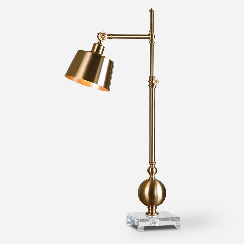 Laton Brushed Brass Task Lamp