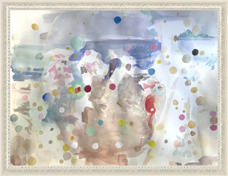 Beach scene (from memory)  by Hannah Dean for Artfully Walls