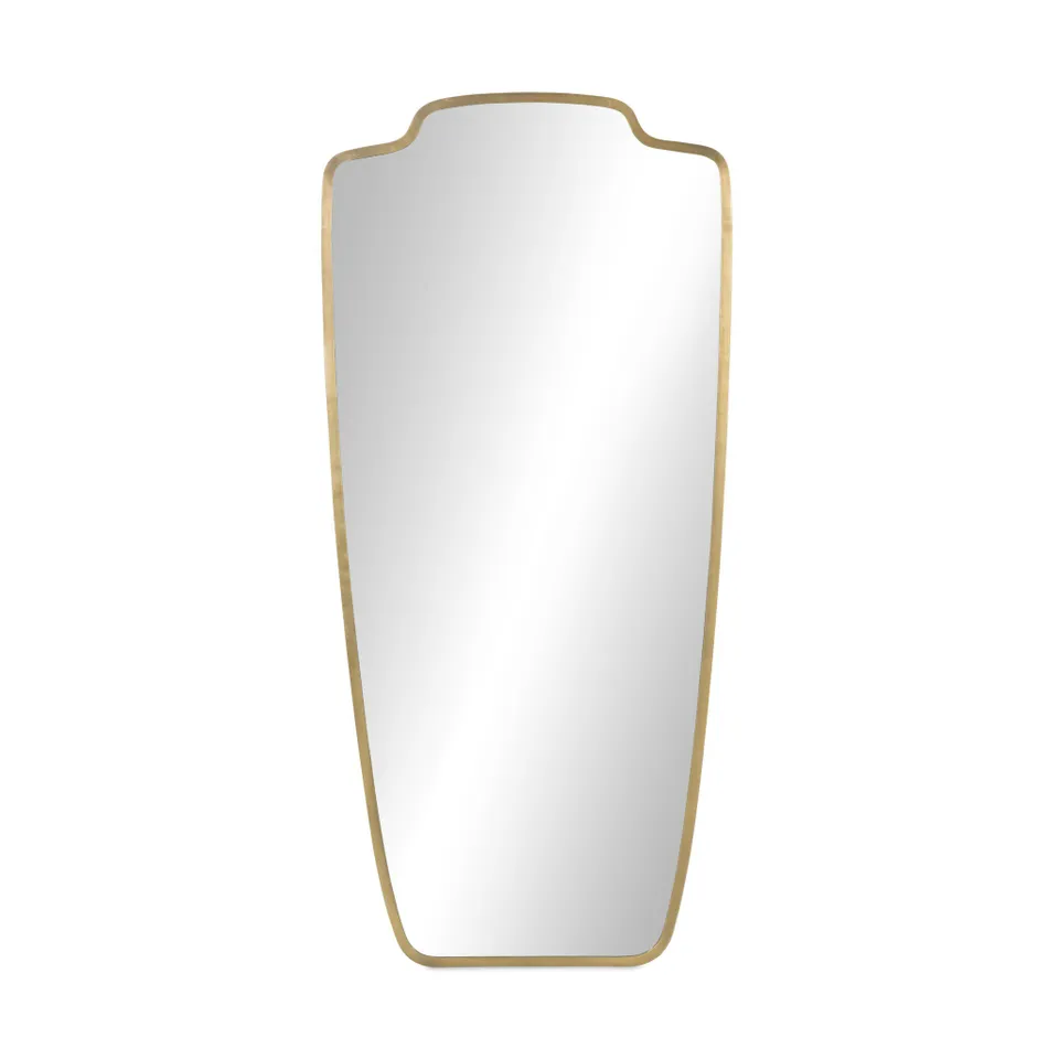 Vault Mirror - Antique Brass Iron