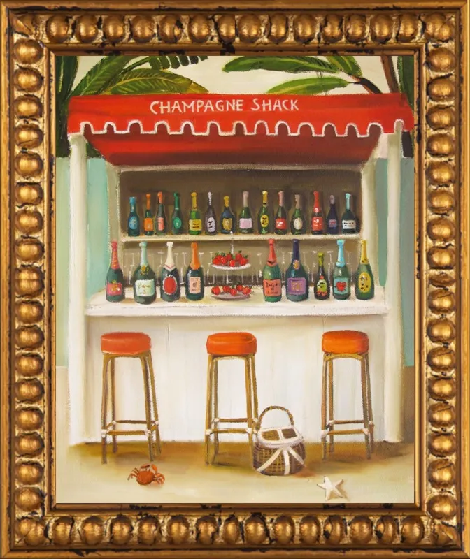 Champagne Shack by Janet Hill for Artfully Walls