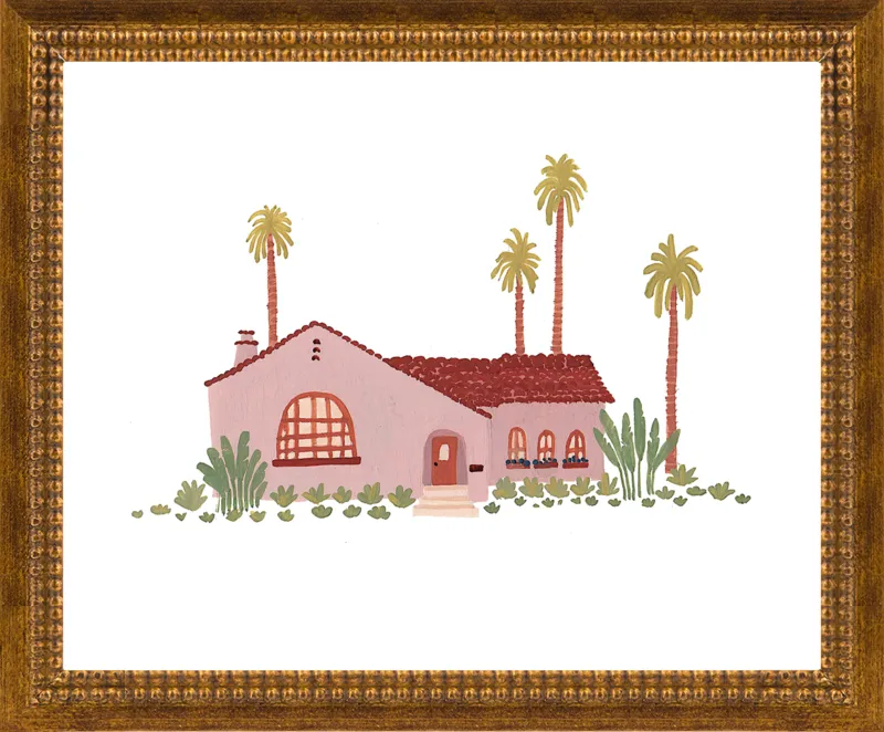 Pink Bungalow by Taylor Ann for Artfully Walls