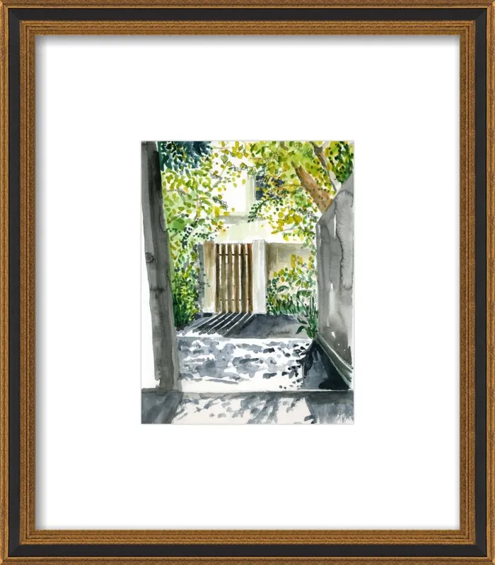 Garden Gate by Miri Eshet for Artfully Walls