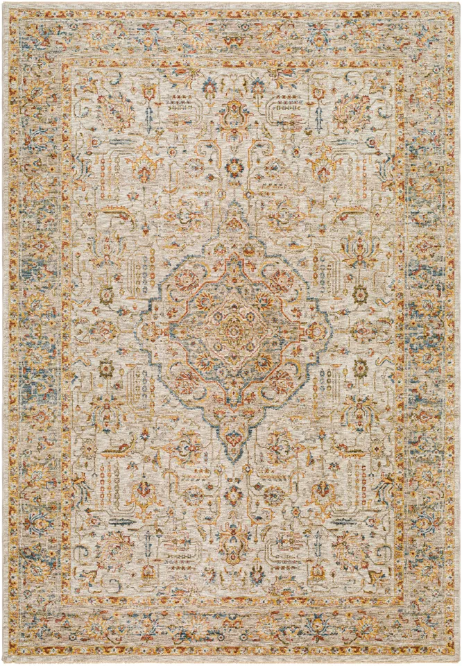 Mona Lisa Beige Indoor 2' x 2'11" Machine Woven Rug