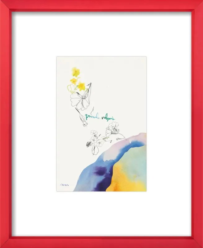 Primula Vulgaris by META WRABER for Artfully Walls