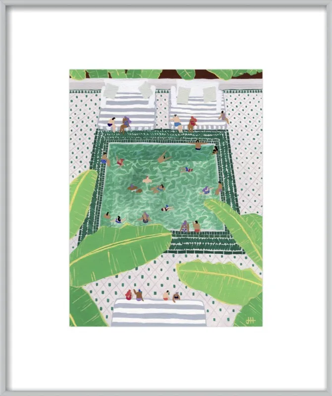 Green Riad by Joanne Ho for Artfully Walls