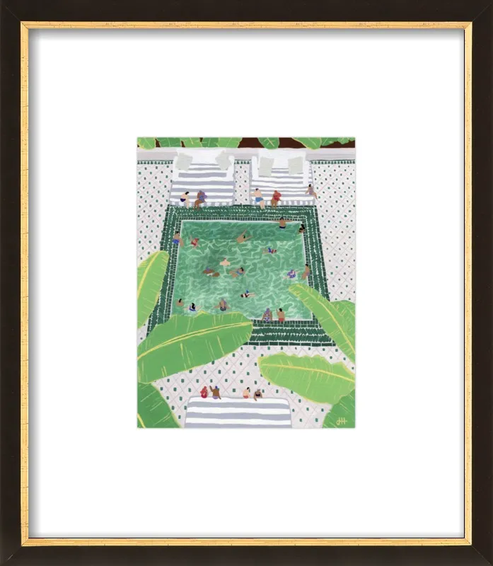 Green Riad by Joanne Ho for Artfully Walls