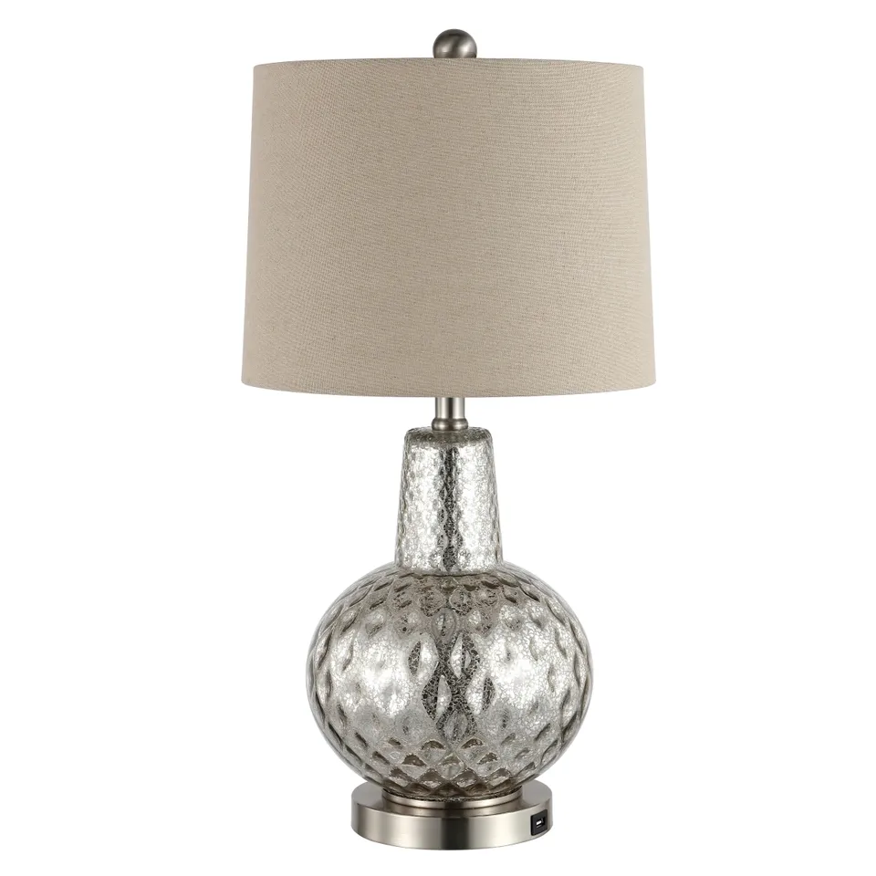 Atlas 23.5" Table Lamp - Mercury